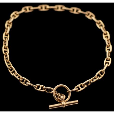 collier chaine d ancre hermes